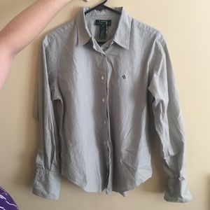 Lauren Ralph Lauren Petite button up: Size 12